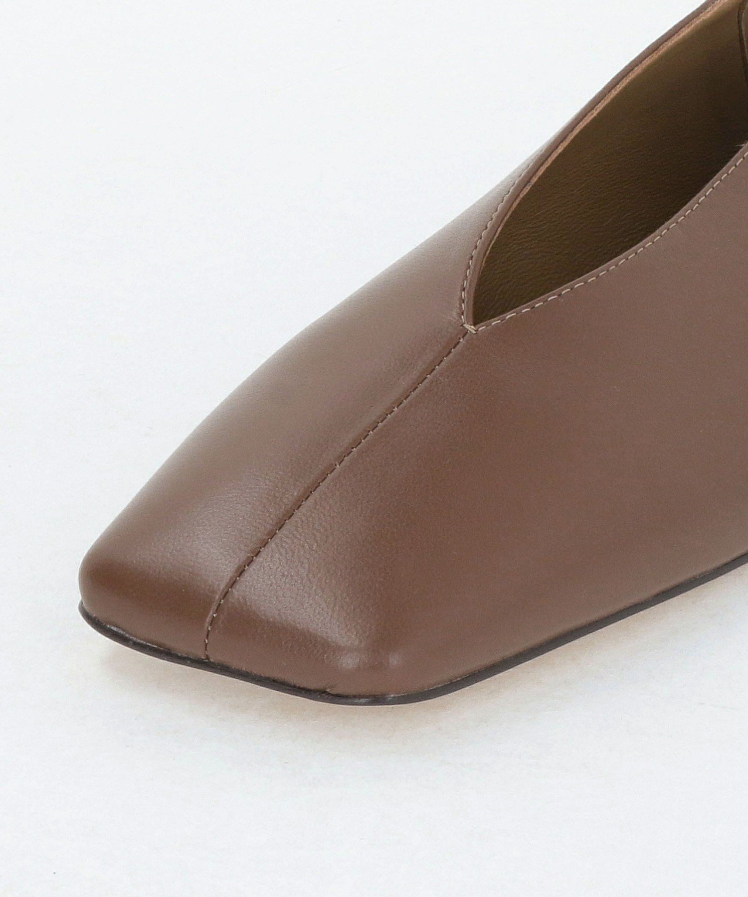 ODETTE E ODILE｜オブリークスクエアトゥ フラット15↑ | Rakuten