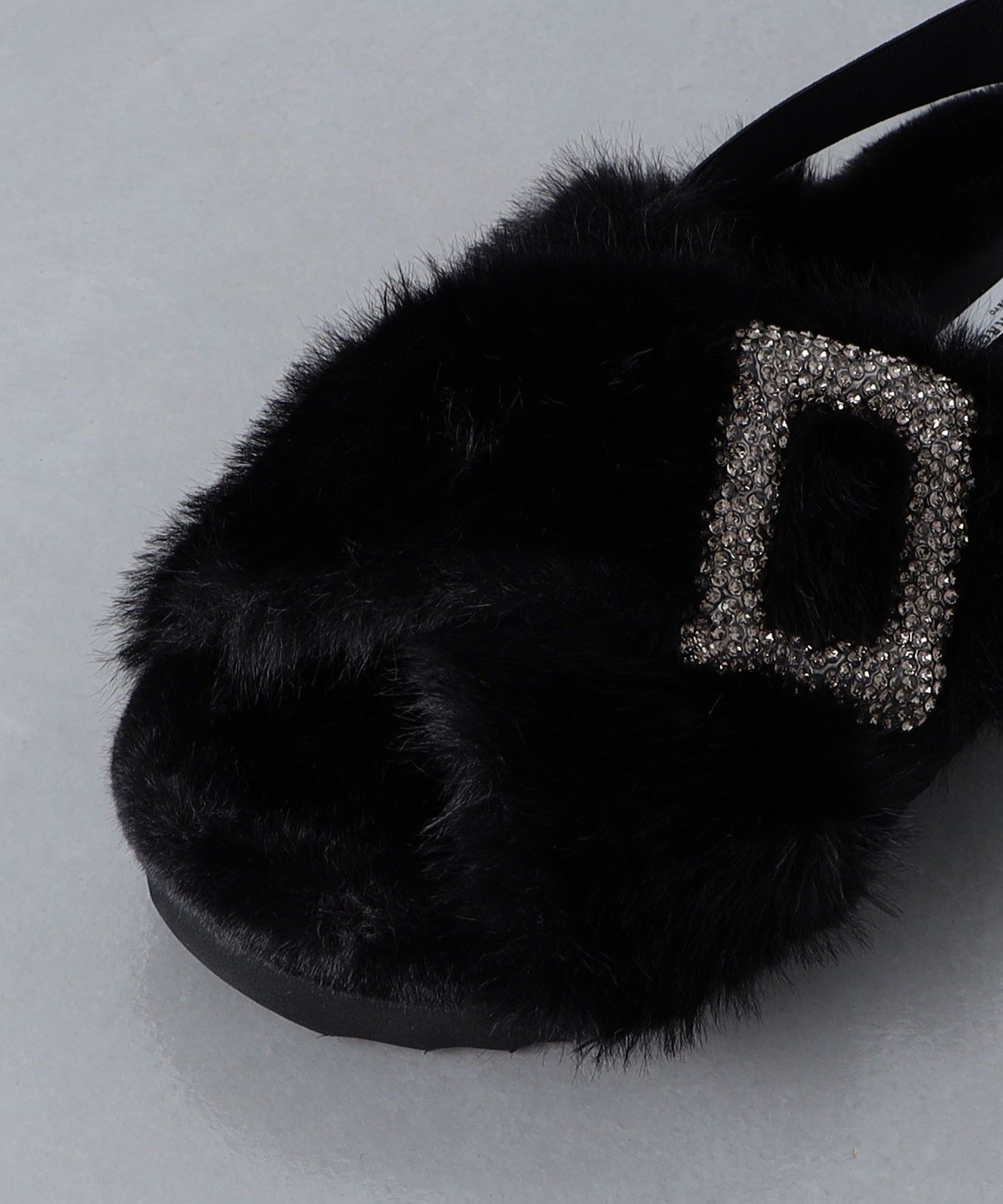 UNITED ARROWS LTD. OUTLET｜ビジューフェイクファー バックストラップ