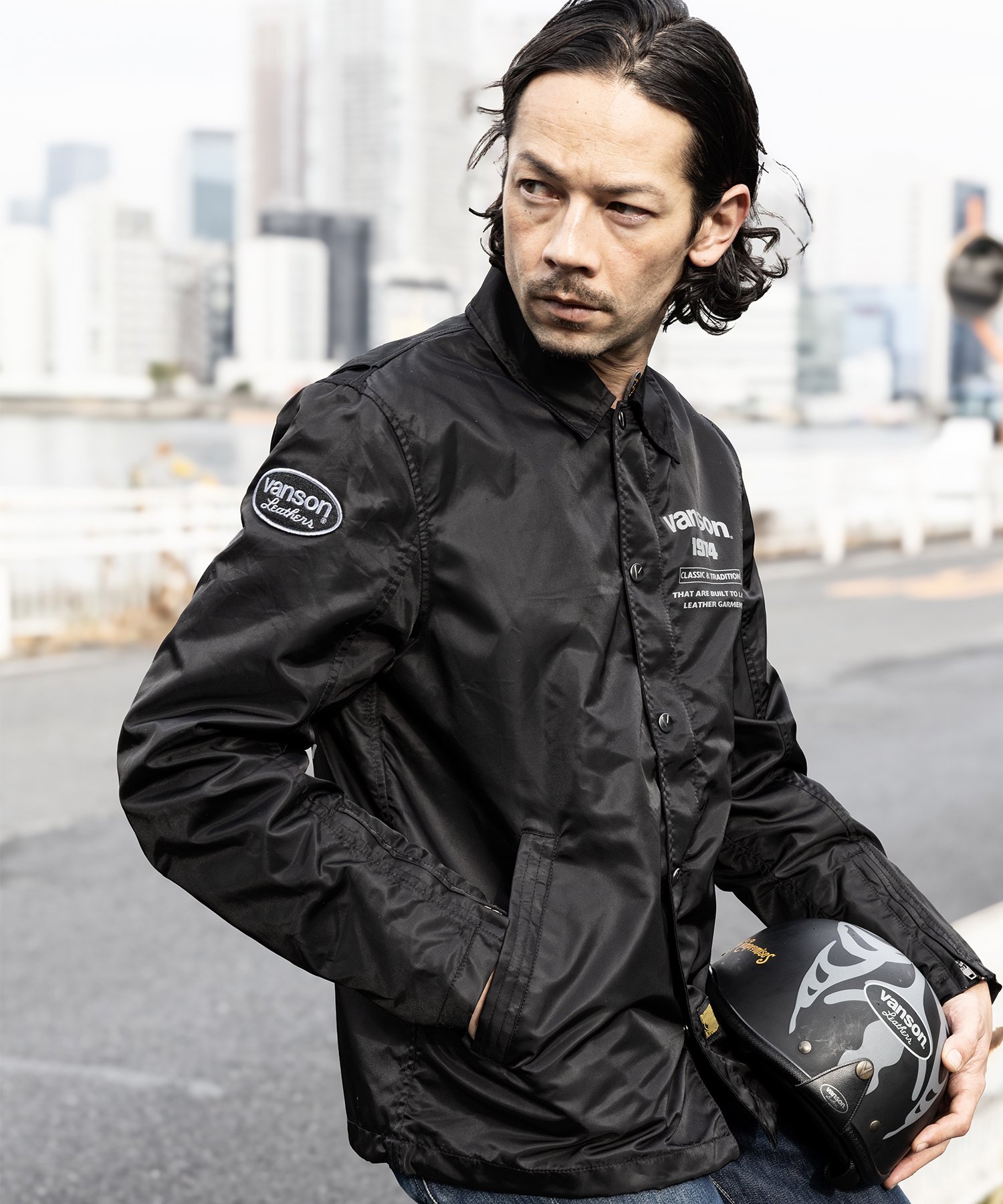 楽天市場】バンソン コーチジャケット（コート・ジャケット｜メンズ