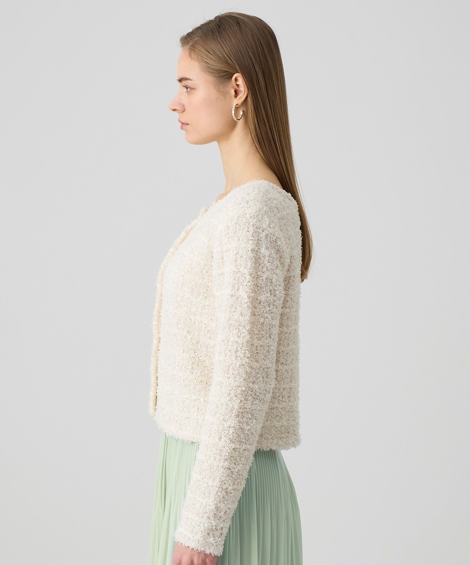 ANAYI｜フロッシュツイード2WAY カーディガン | Rakuten Fashion(楽天