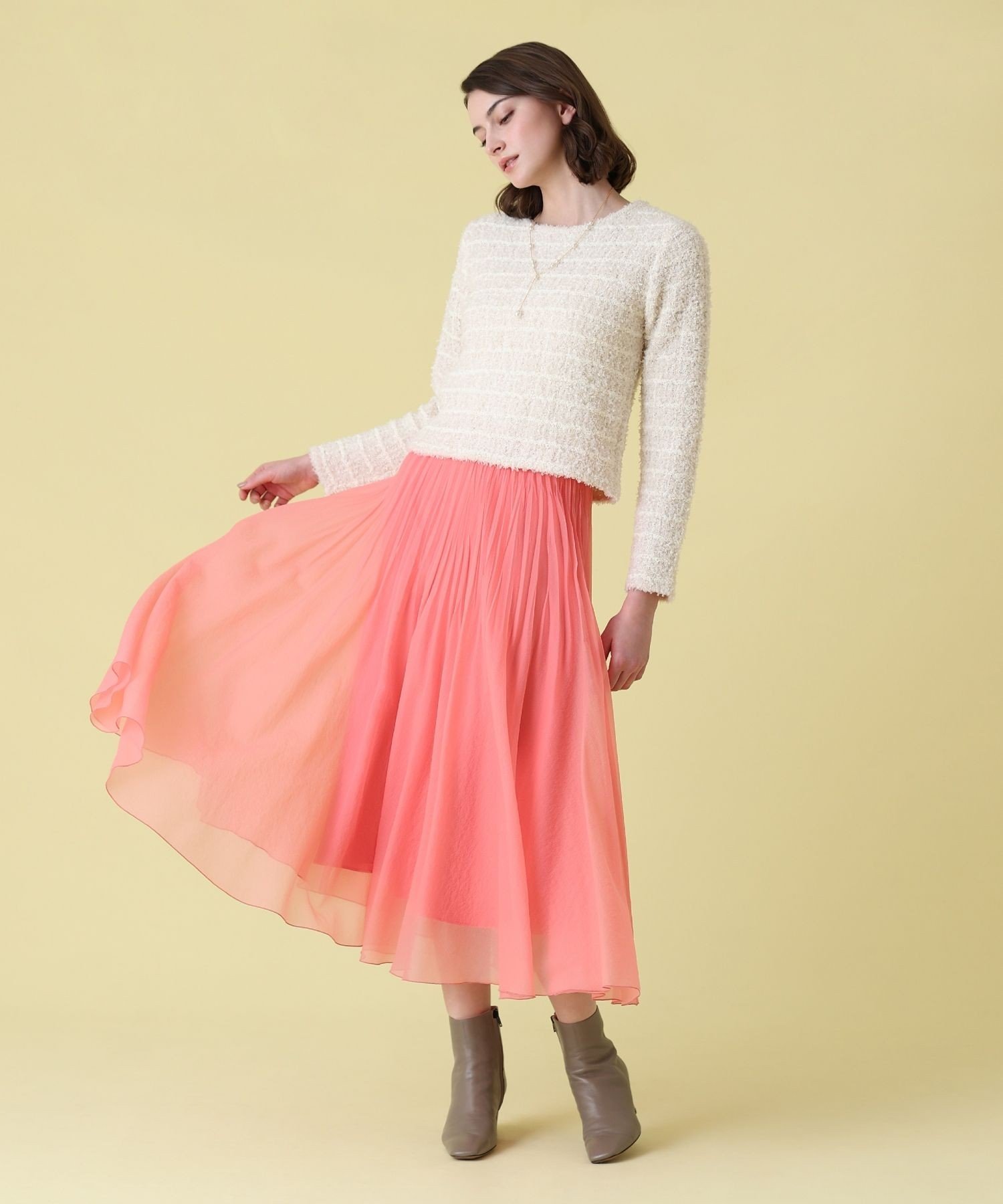 ANAYI｜フロッシュツイード2WAY カーディガン | Rakuten Fashion(楽天