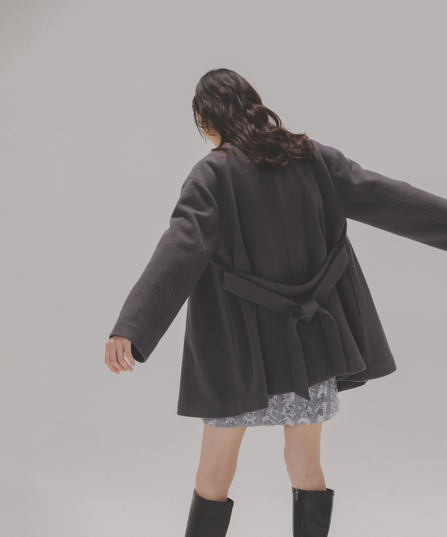 NATURAL BEAUTY BASIC｜ベルテッドミディコート | Rakuten Fashion