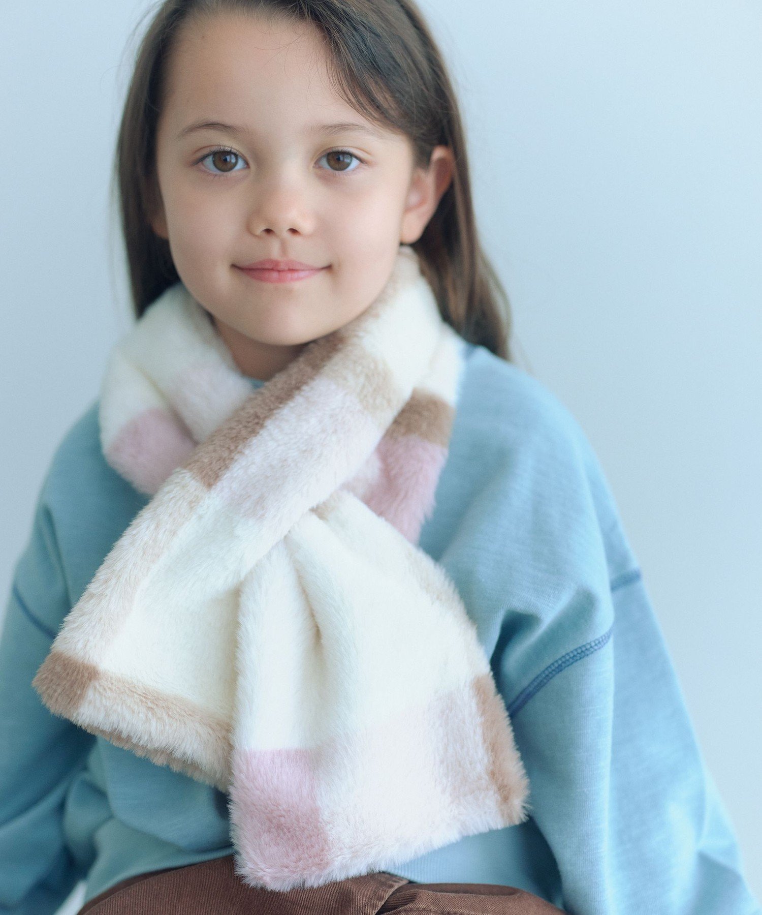 UNITED ARROWS green label relaxing｜チェック マフラー / キッズ