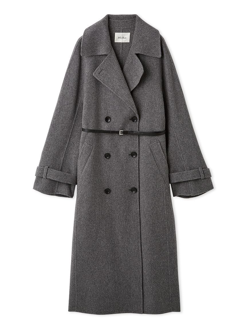 Mila Owen｜ベルト付きリバーピーコート | Rakuten Fashion(楽天