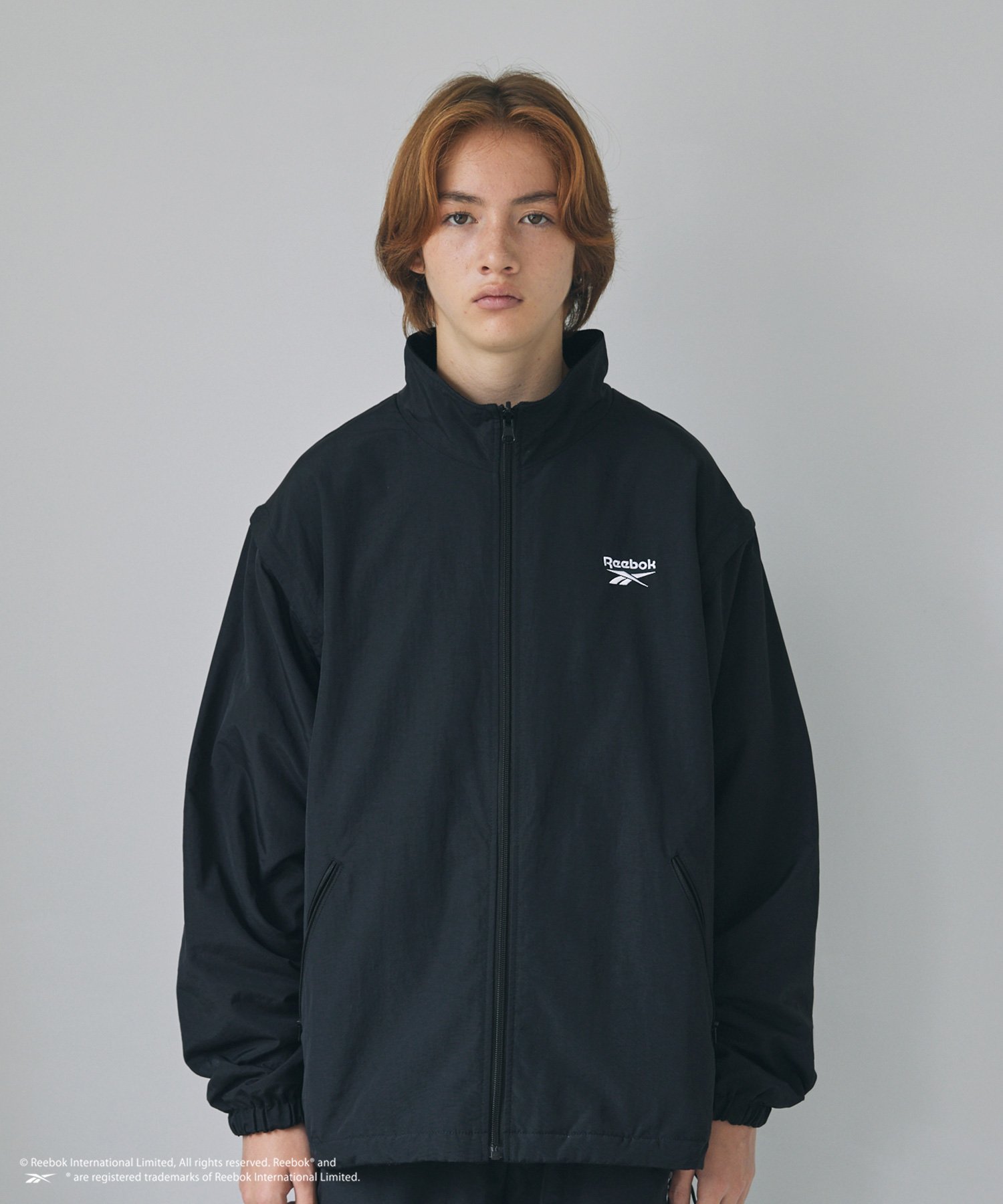 THE CASUAL｜【Reebok別注】4wayリバーシブル裏フリースデタッチャブル