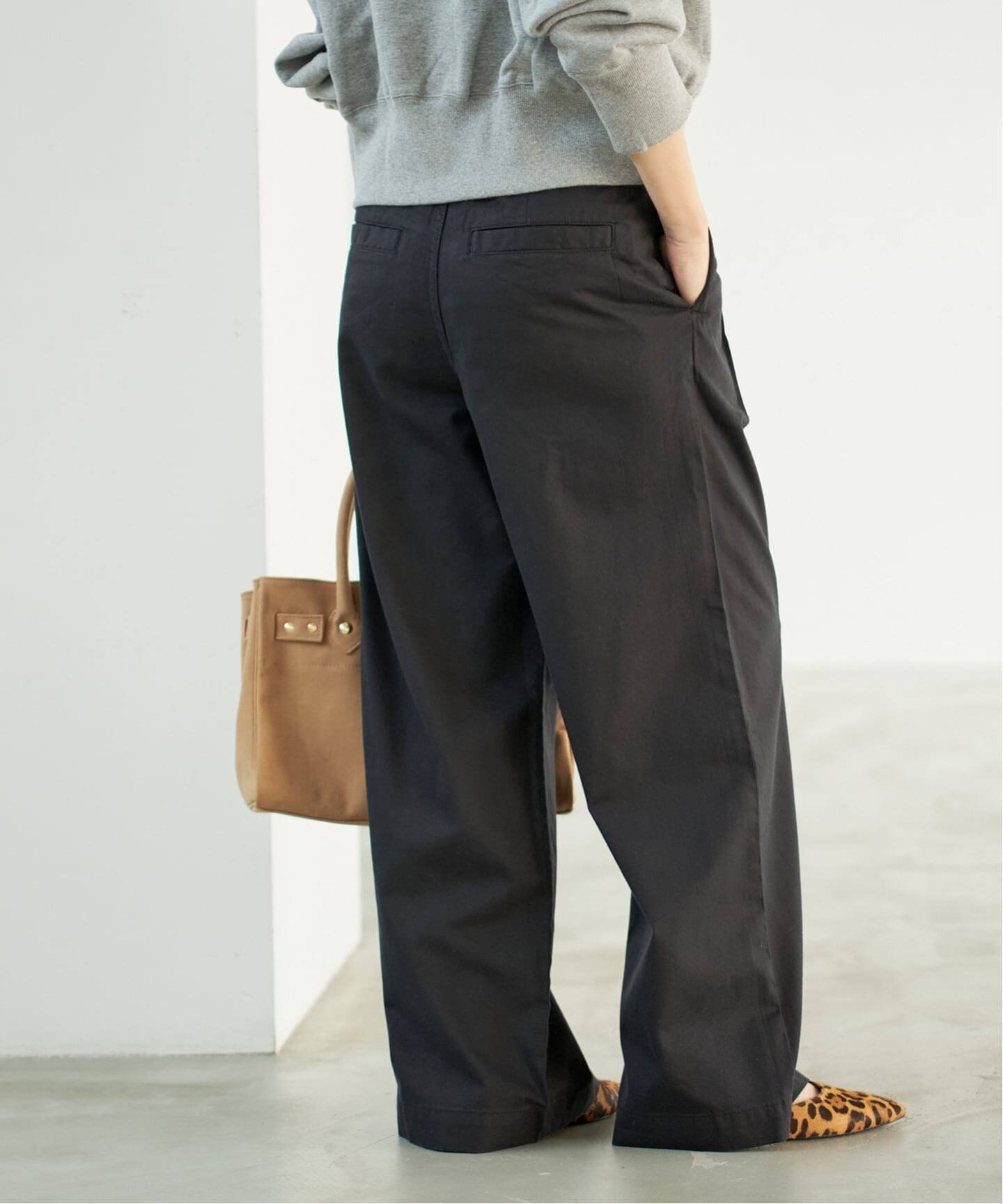 Spick & Span｜《追加》コットンレーヨンドロストフレアパンツ