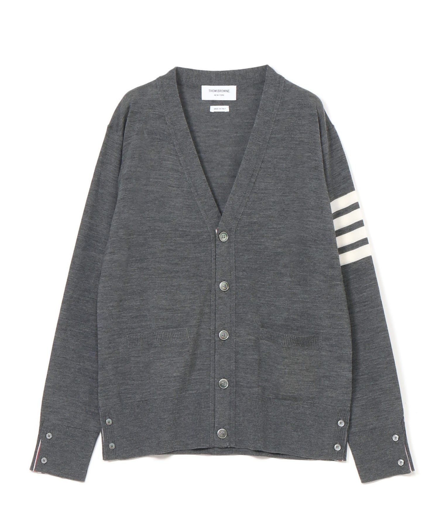 □ 44611★年 トムブラウン ドルフィンカーディガン ライトグレー 40\" THOM BROWNE/トムブラウン_women通販 | 【SUMMER CURRICULUM