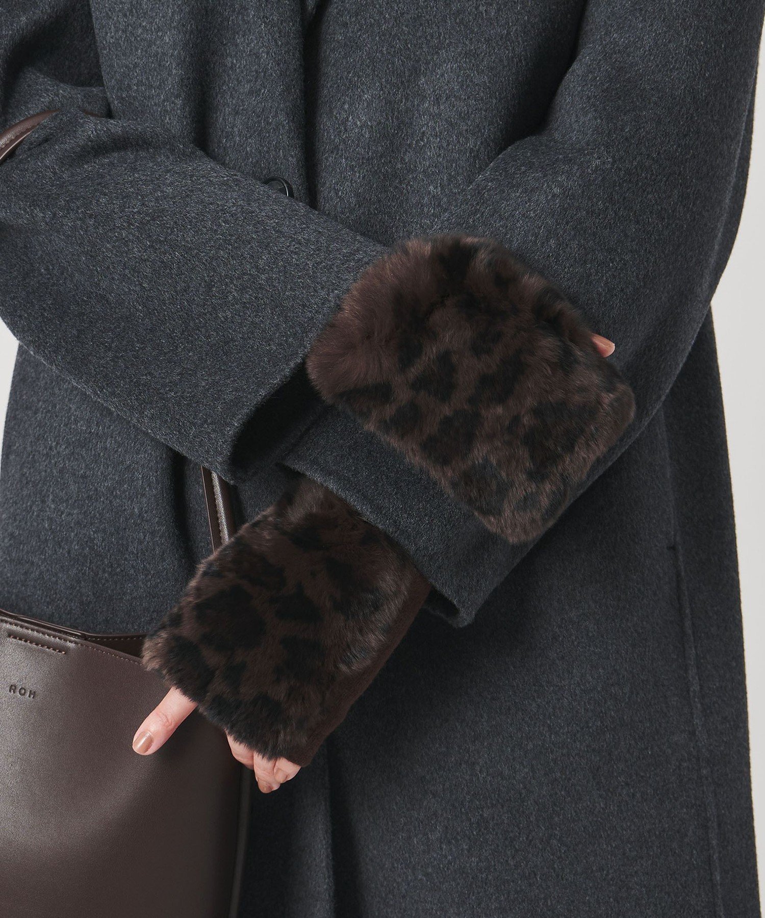 UNITED ARROWS｜レッキスラビットファー フィンガーレスグローブ