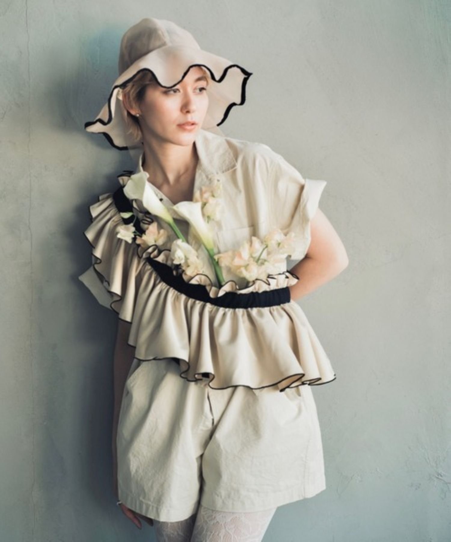 ORIENT MILLINERY｜DORA MELLOW【ドーラメロウ】フリルバッグ