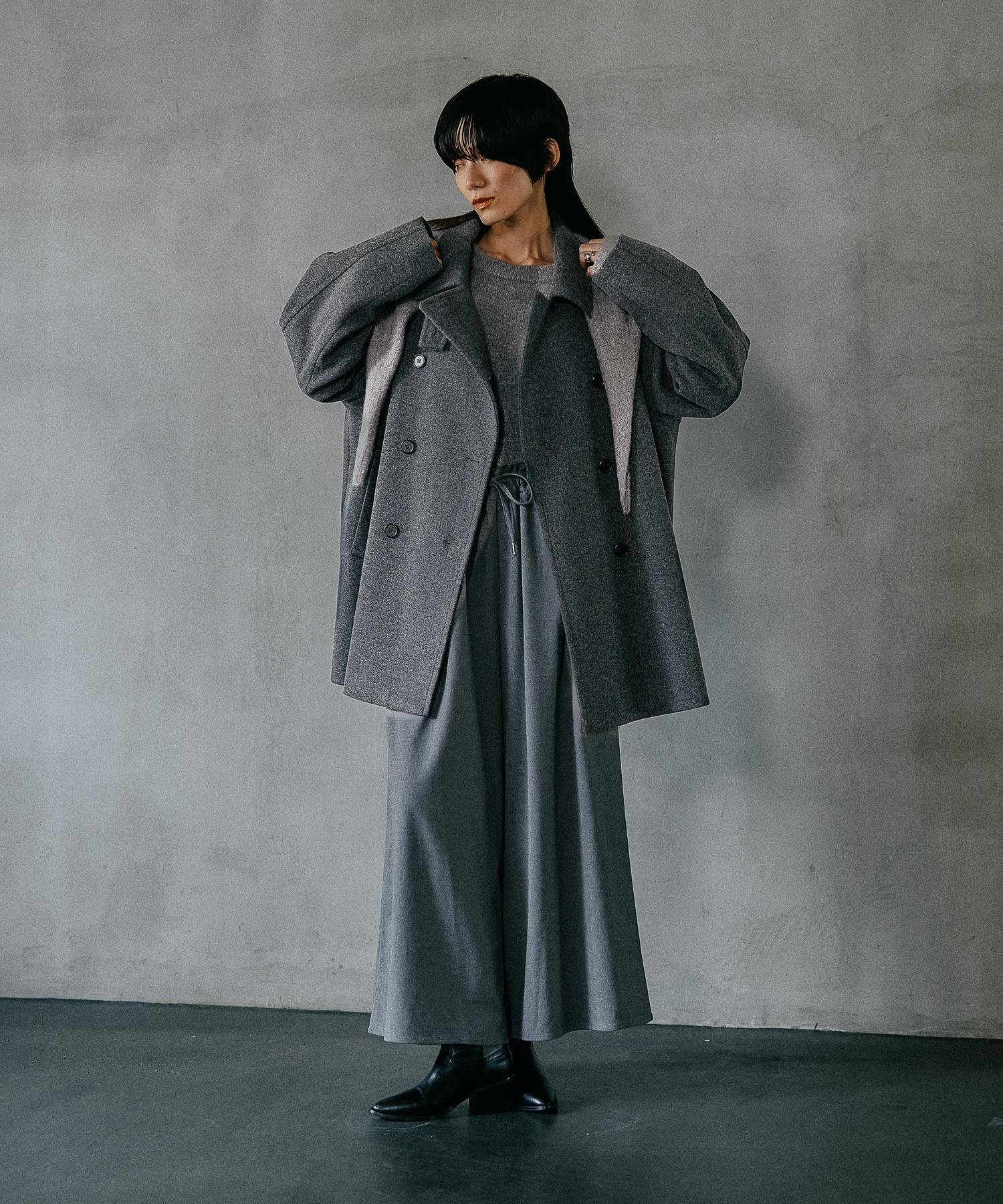 LEPSIM レプシィム ウーリーダブルロングコート モカ フリーサイズ