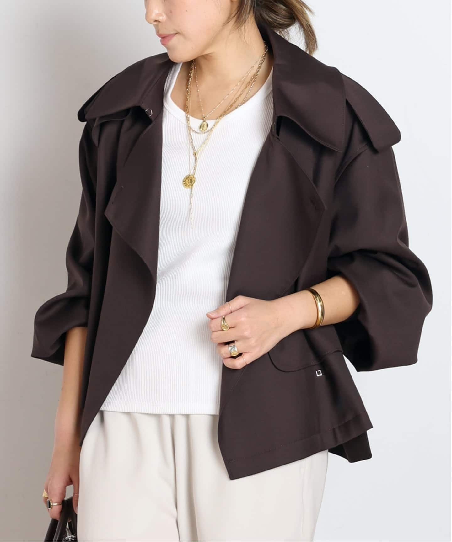AP STUDIO｜【MINITZ/ミニッツ】別注SHORT TRENCH JACKET | Rakuten