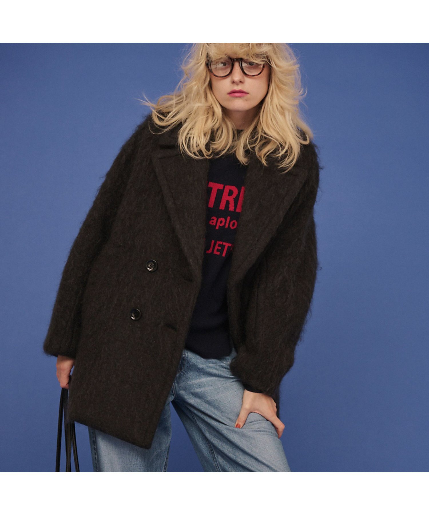 Rouge vif la cle｜シャギーピーコート | Rakuten Fashion(楽天