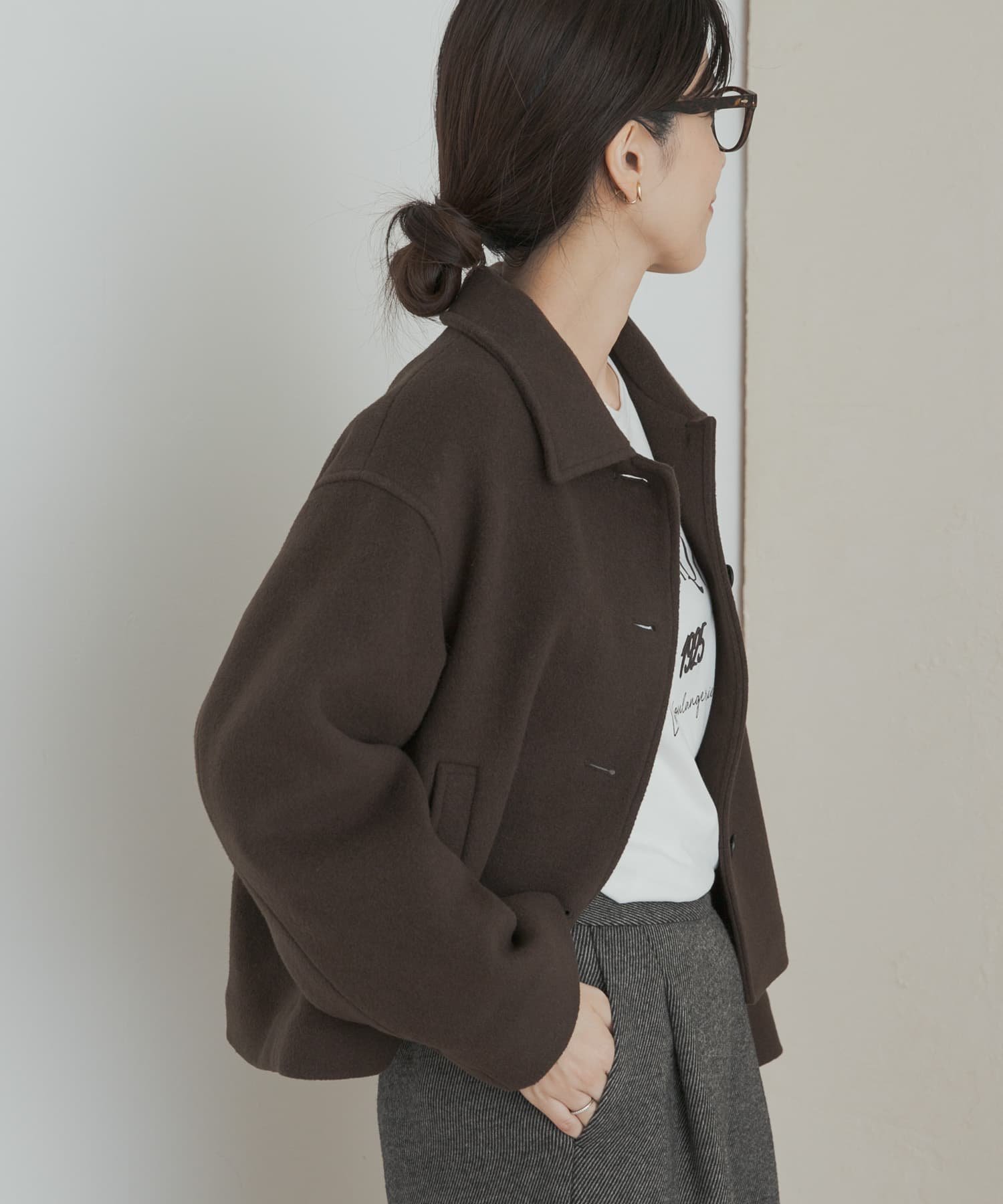 URBAN RESEARCH DOORS｜中綿ウールショートコート | Rakuten Fashion