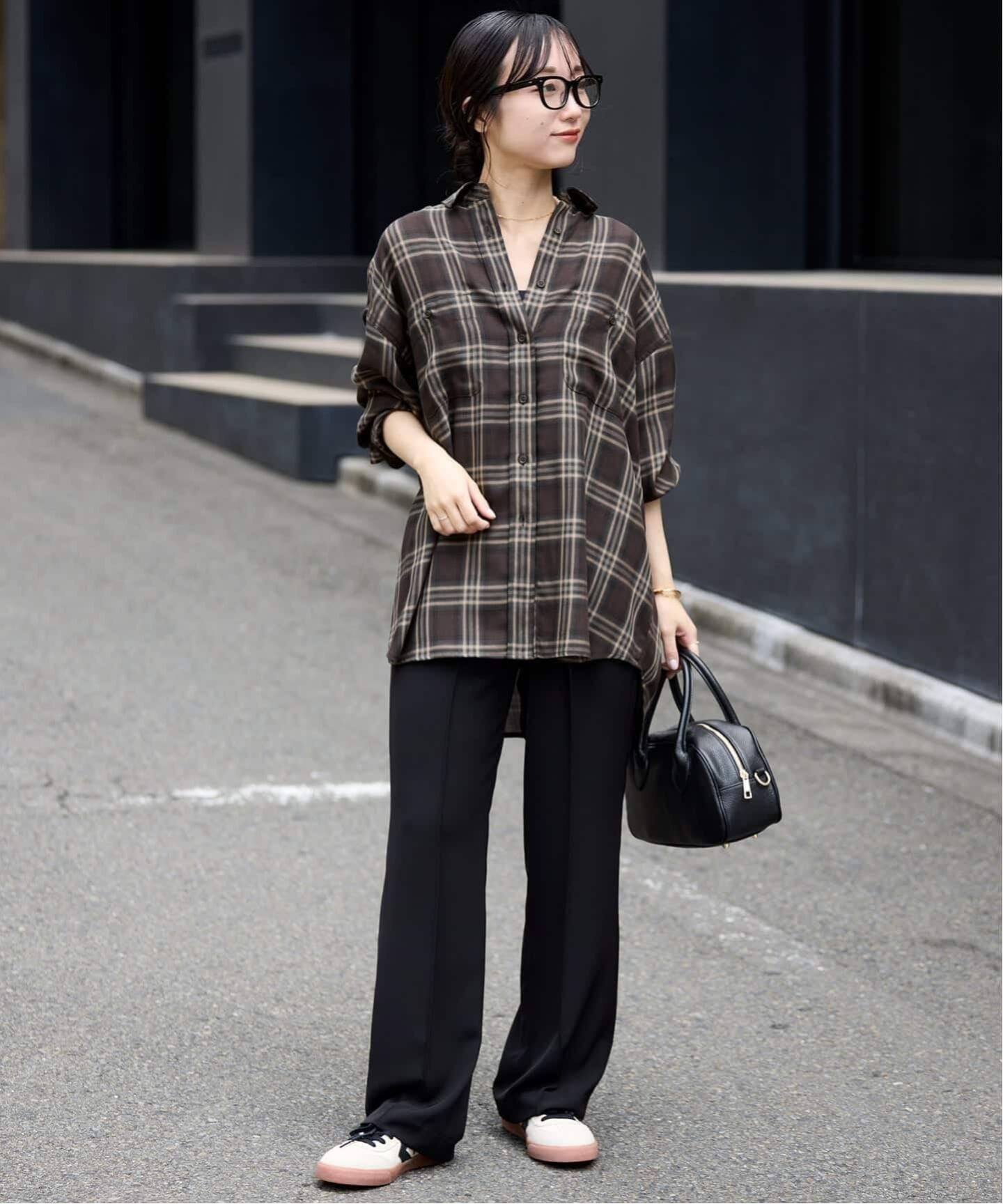 SLOBE IENA｜《WEB・一部店舗限定/追加2》ビエラチェックルーズシャツ