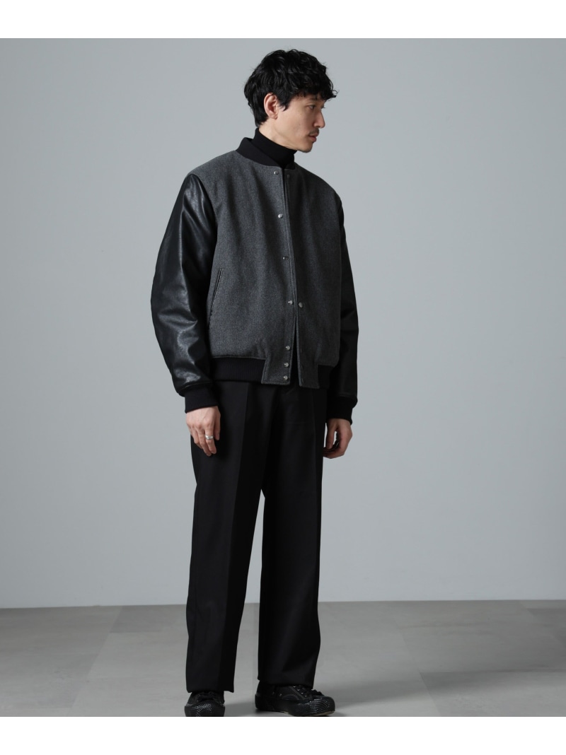 楽天市場】NANO universe フェイクレザー中綿スタジャン ナノ