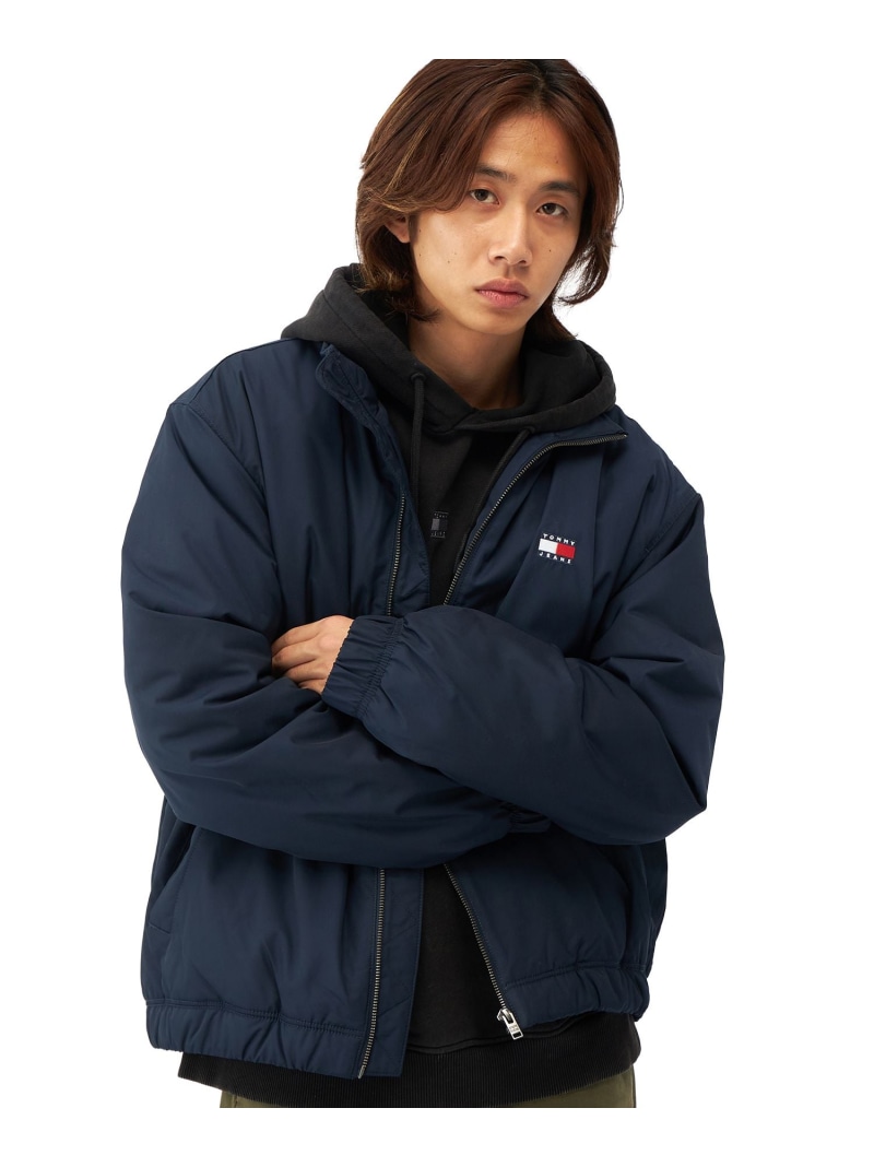 楽天市場】トミーヒルフィガー ダウンジャケット（カラーネイビー）の通販