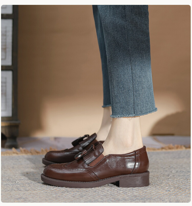 楽天市場】【現物】3cmヒール タッセル ローファー パンプス