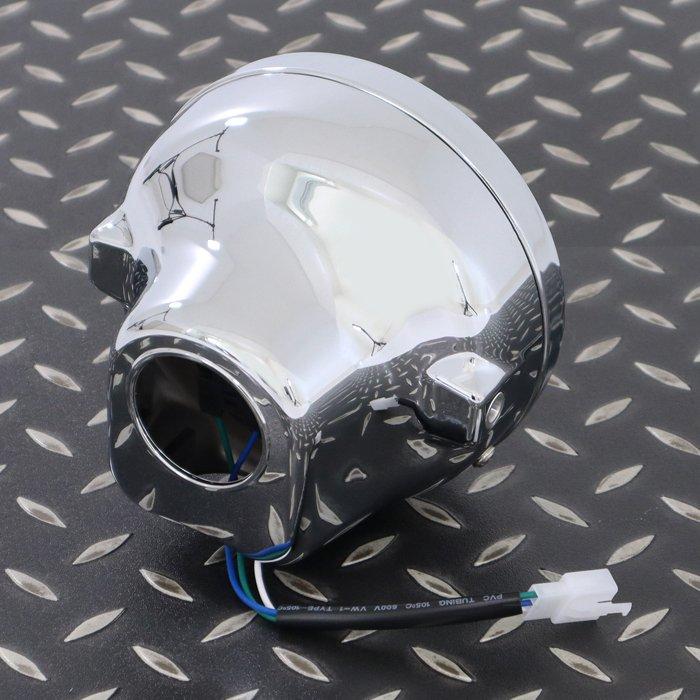 楽天市場】ホンダ GB250クラブマン ヘッドライト メッキ レンズ径130φ