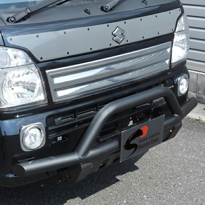楽天市場】スズキ キャリイ DA16T 猪狩り フロント バンパーガード