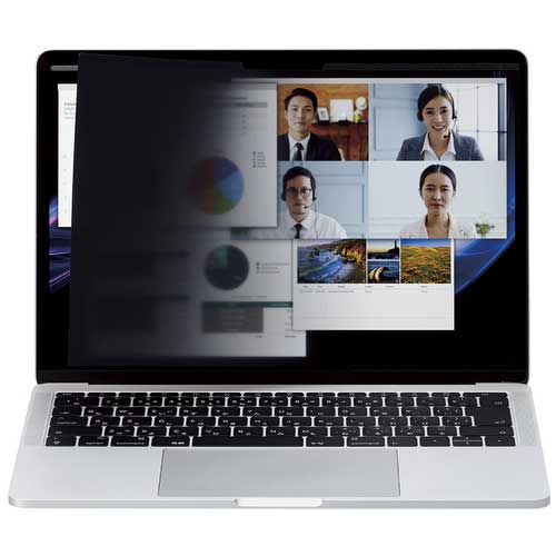 楽天市場】エレコム マグネット覗き見防止フィルタ 13.3W 16:10