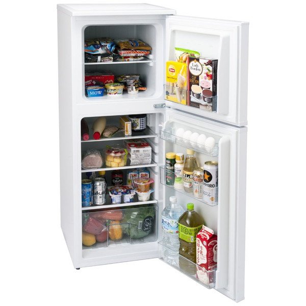 楽天市場】アビテラックス 冷蔵庫 ホワイト AR-131 ［2ドア /右開き