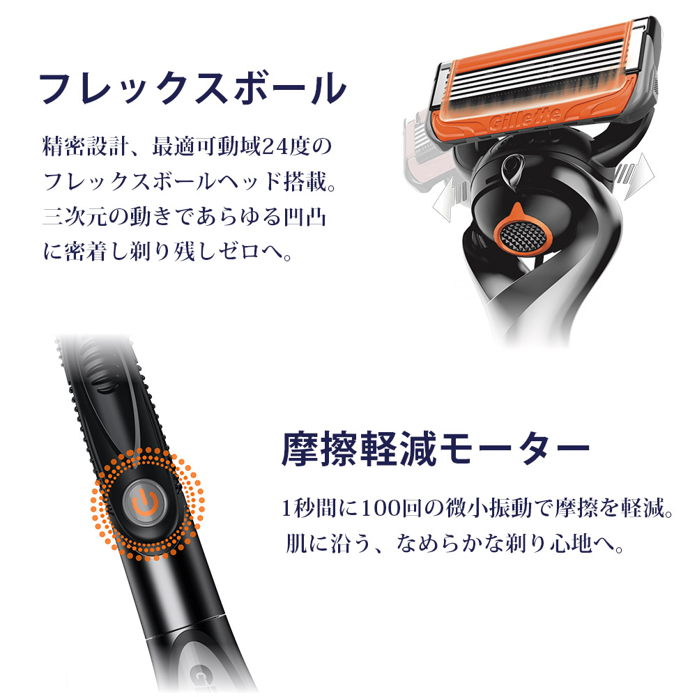 楽天市場】ジレット プログライド 替刃 フレックスボール 電動 本体 替