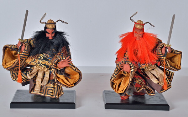 楽天市場】送料無料吉田吉貞作 五月人形 出し飾り鍾馗 阿吽（小）※2体