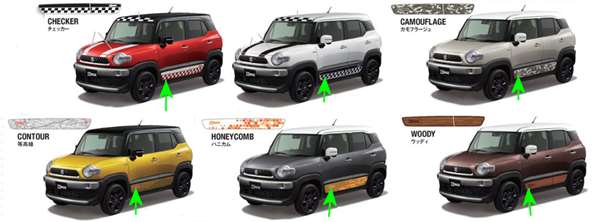 楽天市場】『クロスビー』 純正 MN71S ドアスプラッシュガード パネル