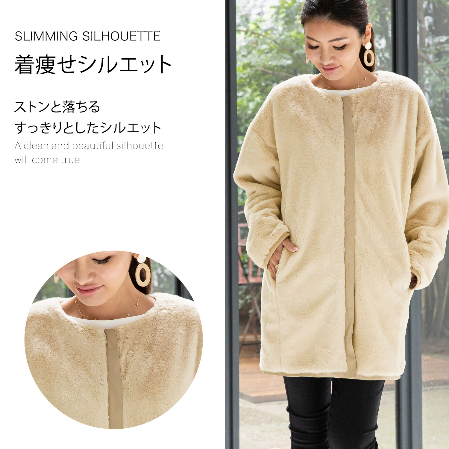 楽天市場】SALE ママコート ファーコート 抱っこ おんぶ 対応