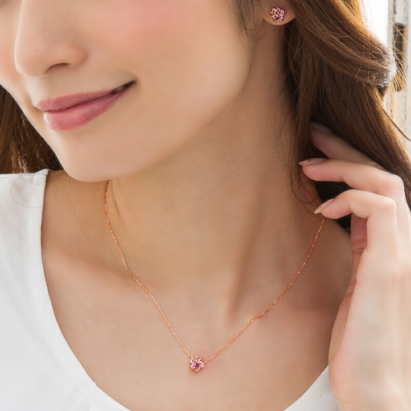 楽天市場】【222 deux cent vingtdeux】 肉球 ネックレス ピンク