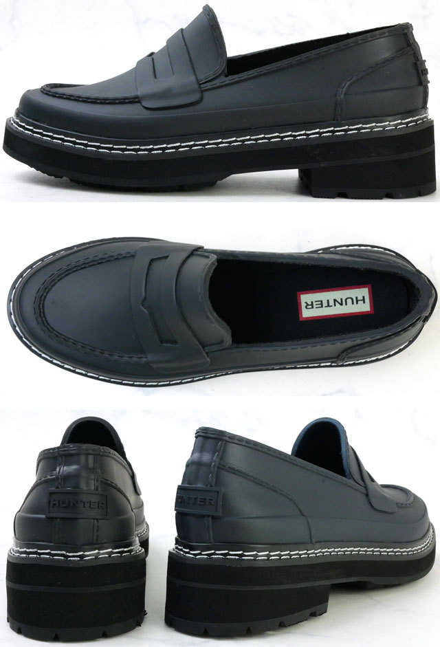 楽天市場】ハンター HUNTER レディース ローファー リファイン