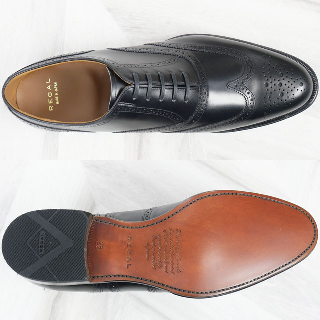 楽天市場】リーガル メンズ 最高級 紳士靴 ウイングチップ 革底