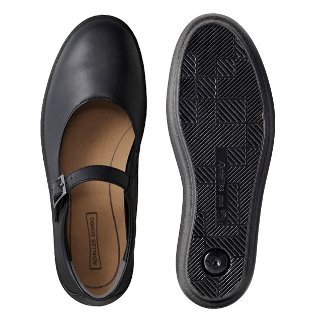 楽天市場】アキレス ソルボ レディース パンプス 黒 本革 靴