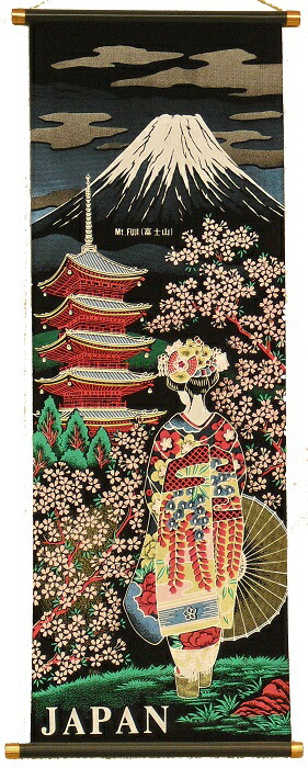 真作/渓山人/美人画/人物図/桐共箱付/布袋屋掛軸A-729 真作//渓山人