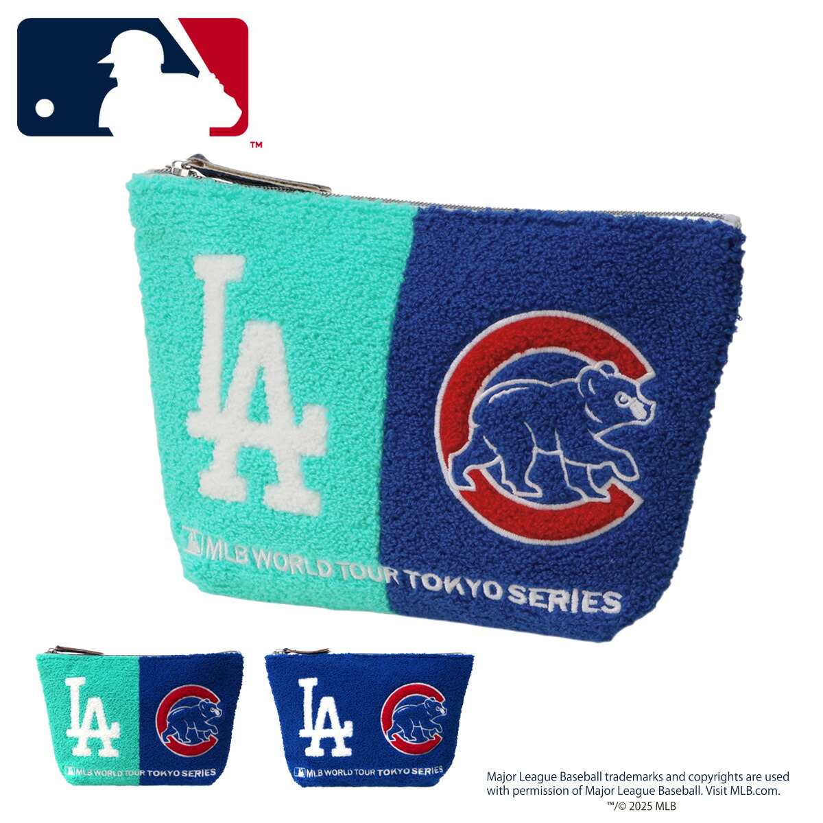 楽天市場】MLB カブス ドジャース ポーチ サガラポーチ MLB-PCH E-COME