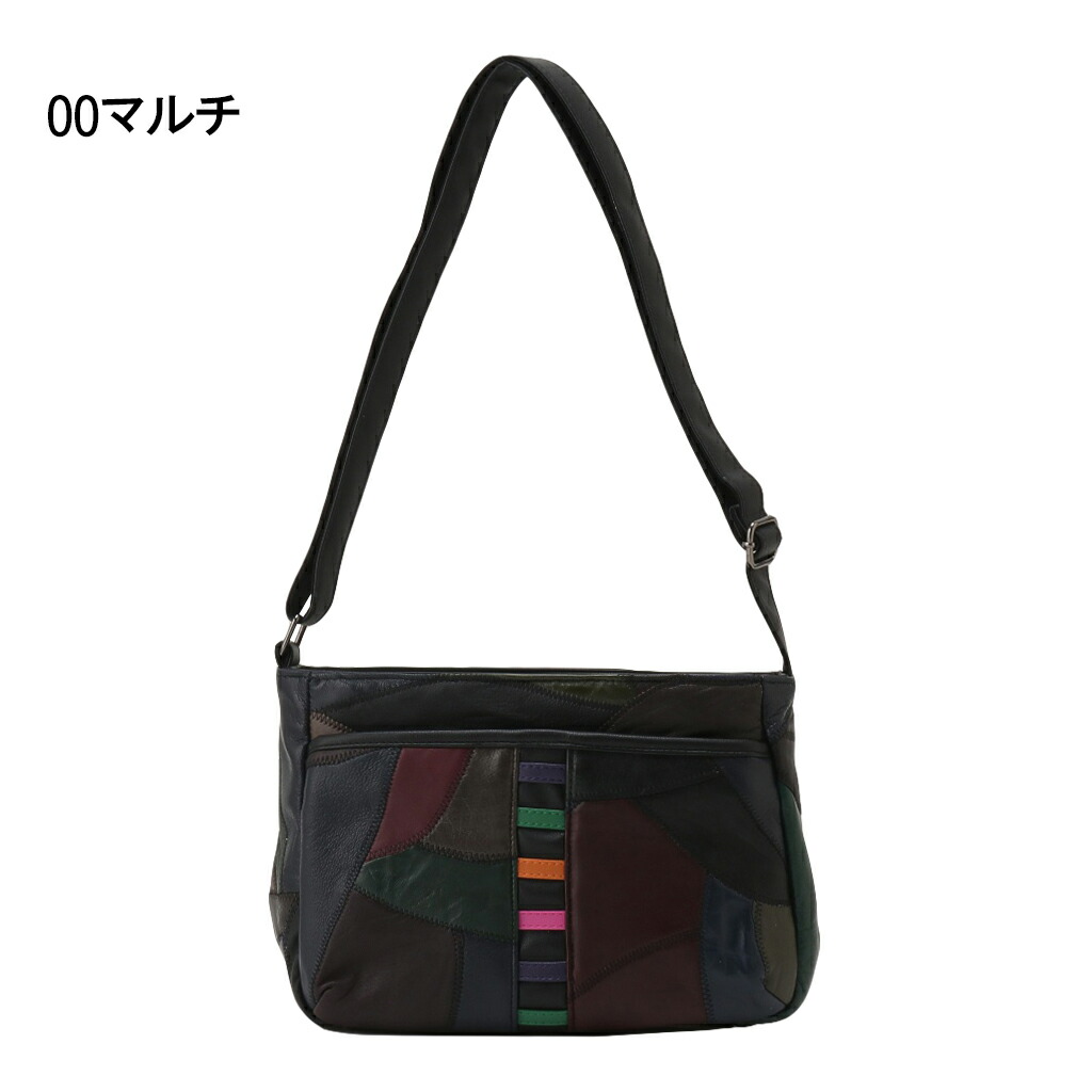 楽天市場】革パッチワークショルダーバッグ 4201 本革 軽量 多機能