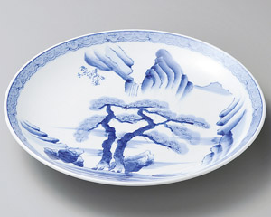 楽天市場】二本松山水 11号 33cm 大皿 有田焼 : 産地問屋の 【サクラ