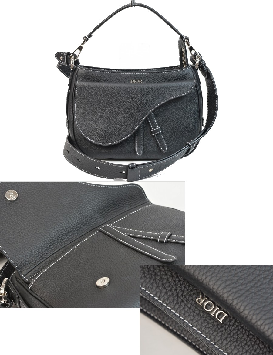 楽天市場】【未使用】クリスチャン ディオール サドル ソフトバッグ