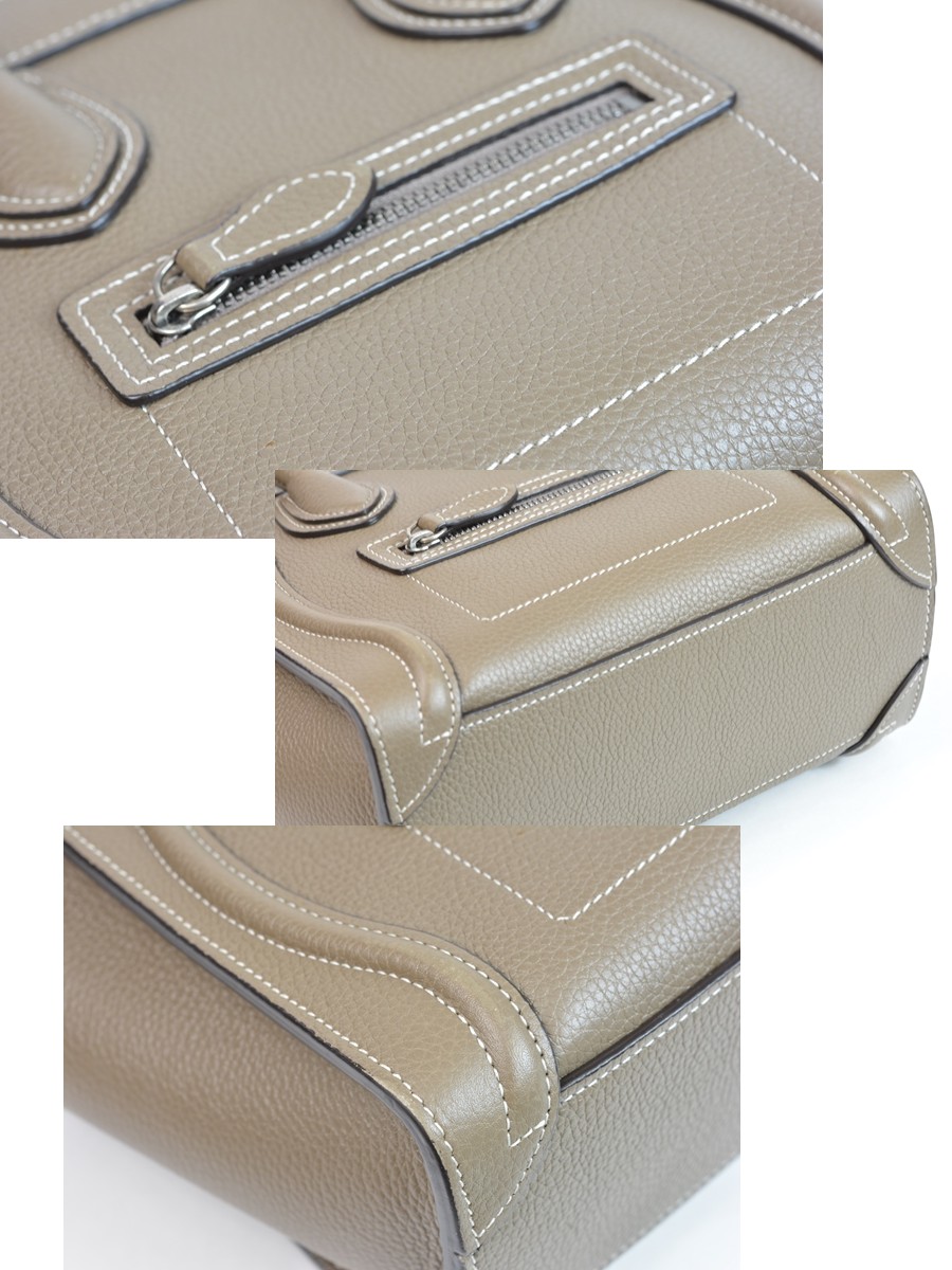 楽天市場】【美品】セリーヌ バッグ ラゲージ ナノ ショッパー