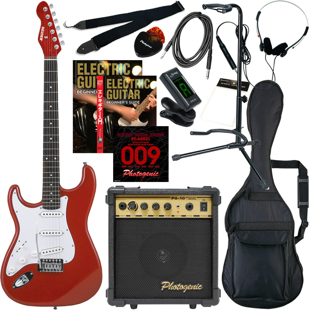 楽天市場】エレキギター 左利き用 SELDER ST-23LH 13点セット