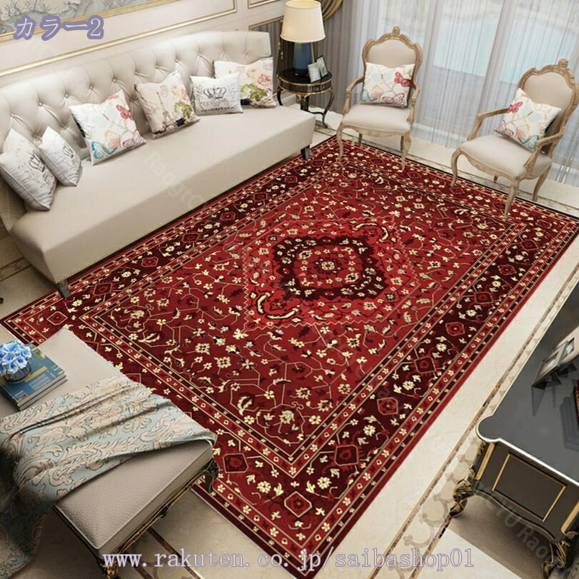 楽天市場】ラグ ラグマット 洗える 花柄 花模様 キレイめ 古典 欧式