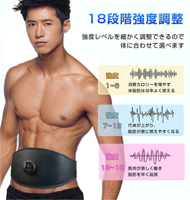 楽天市場】EMS 腹筋ベルト スリミングベルト EMS 腹筋ベルト 腰