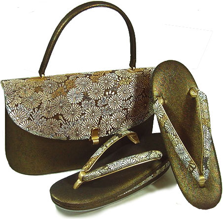 楽天市場】最高級・佐賀錦帯地のぞうりとバッグのセット : はきもの