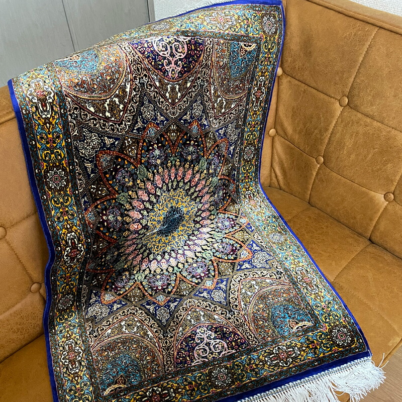 楽天市場】【直輸入・一点物】トルコ製 バンブーシルク絨毯 58×90cm