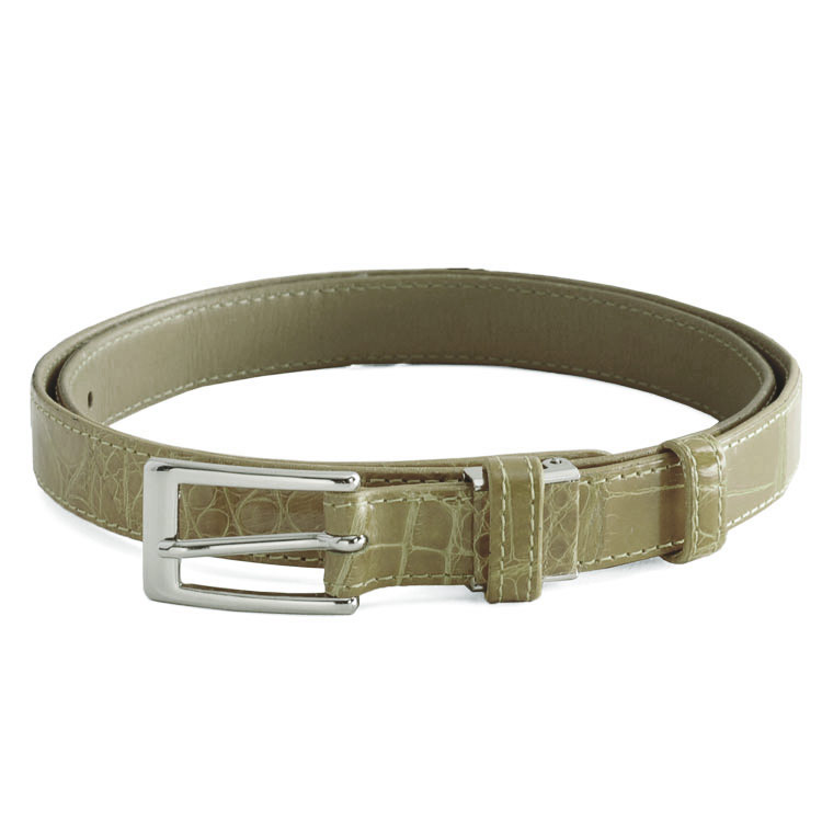 楽天市場】日本製 レディース ベルト クロコダイル 20mm 幅 ピンタイプ
