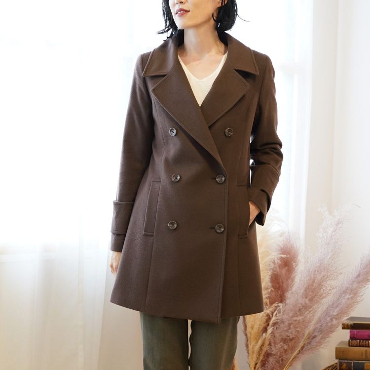 楽天市場】ピーコート レディース Pコート ダブル 秋 アウター