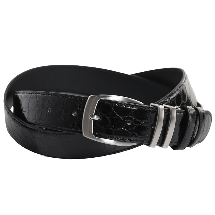楽天市場】メンズ ベルト クロコダイル レザー マット加工 35mm 男性