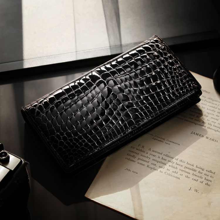 楽天市場】クロコダイル 無双 メンズ 長財布 シャイニング 加工