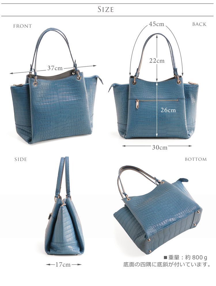 楽天市場】スモール クロコダイル レディース バッグ マット 加工