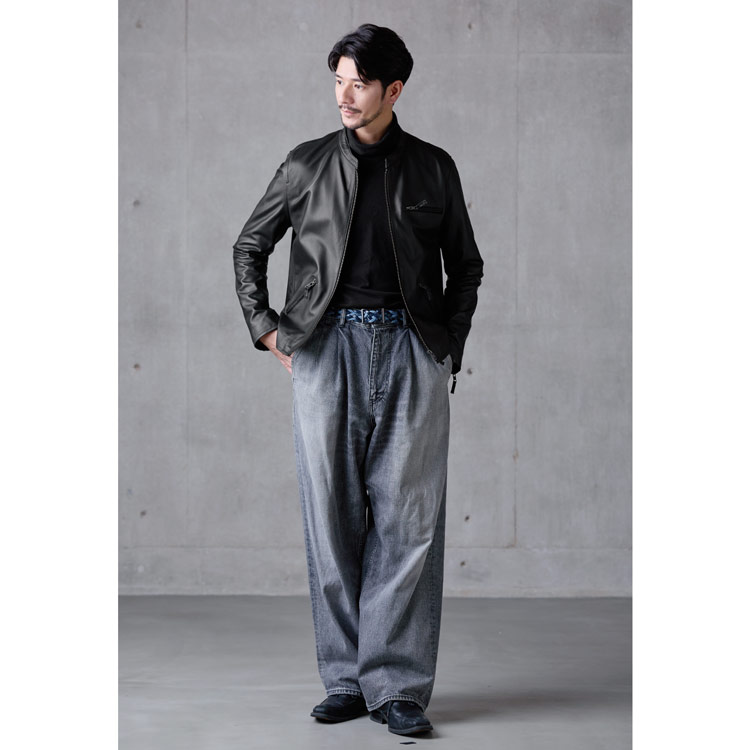 楽天市場】レザージャケット メンズ 本革 ラムレザー 軽量 シングル